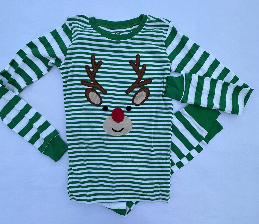 The Children’s Place Christmas Rudolph Pajamas. Boy Girl Unisex 3-6 Mo. NWT