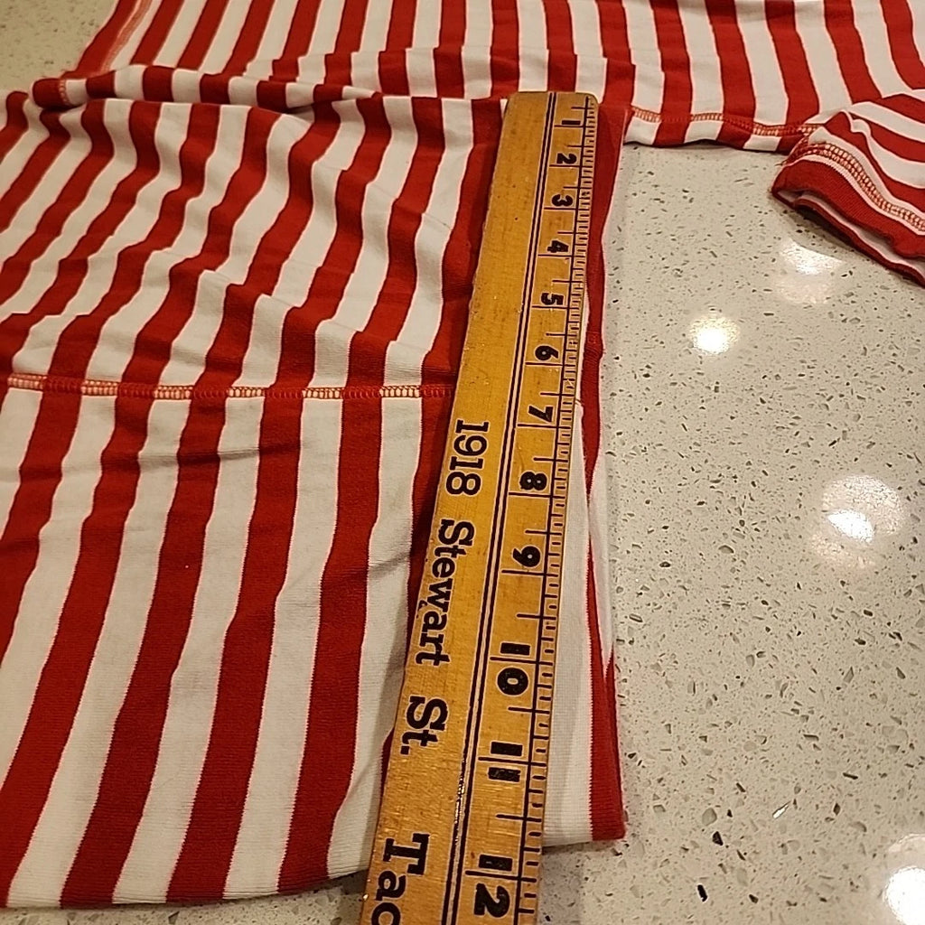 Gap Kids Marvel Pj Set Shirt Shorts 14 Spiderman Cotton Red White Stripes