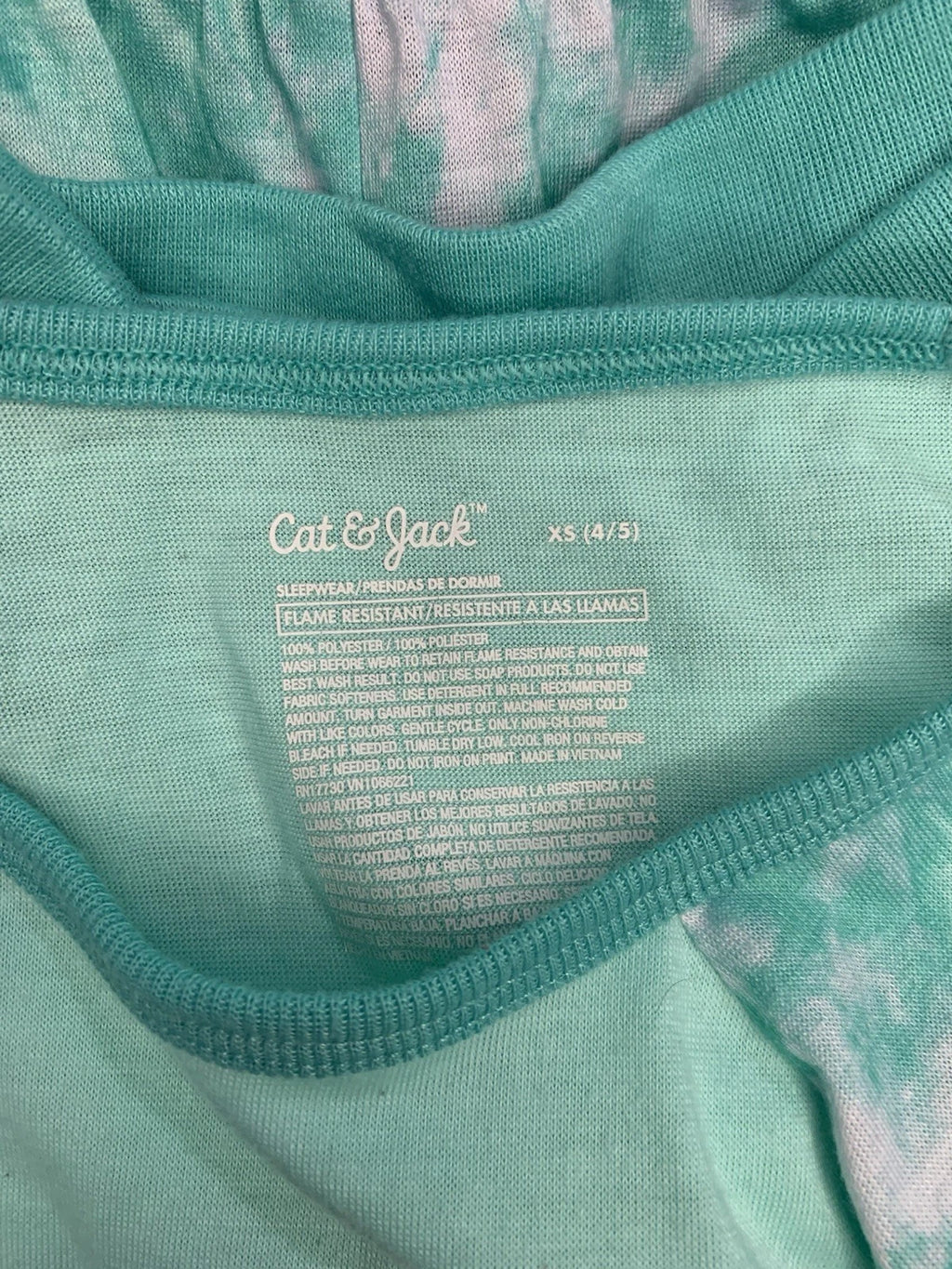Cat & Jack Girls Pajama Set Size XS