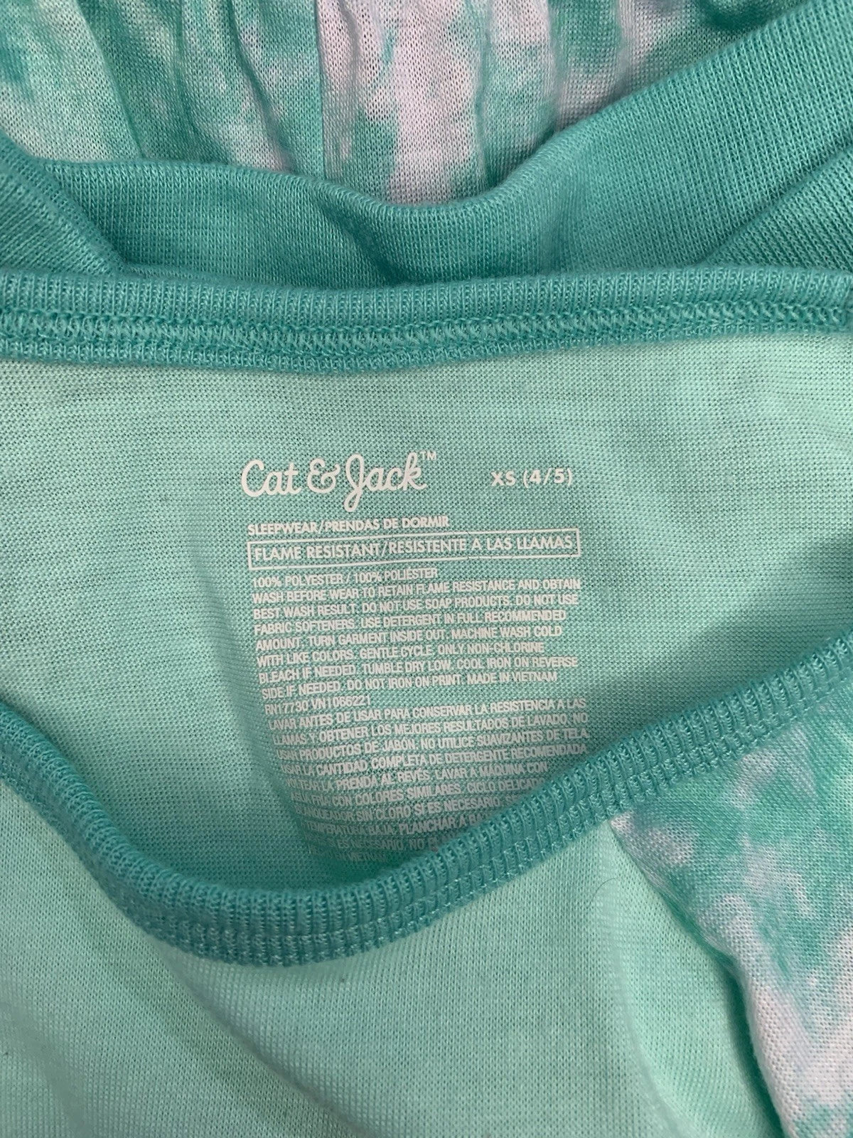 Cat & Jack Girls Pajama Set Size XS