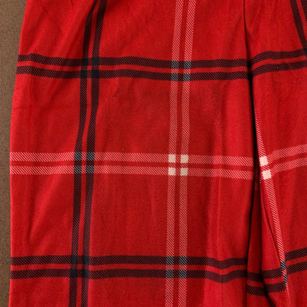 Wondershop Kids Medium (8) Red Plaid Flannel 2 Piece Pajama Set New *Flaw