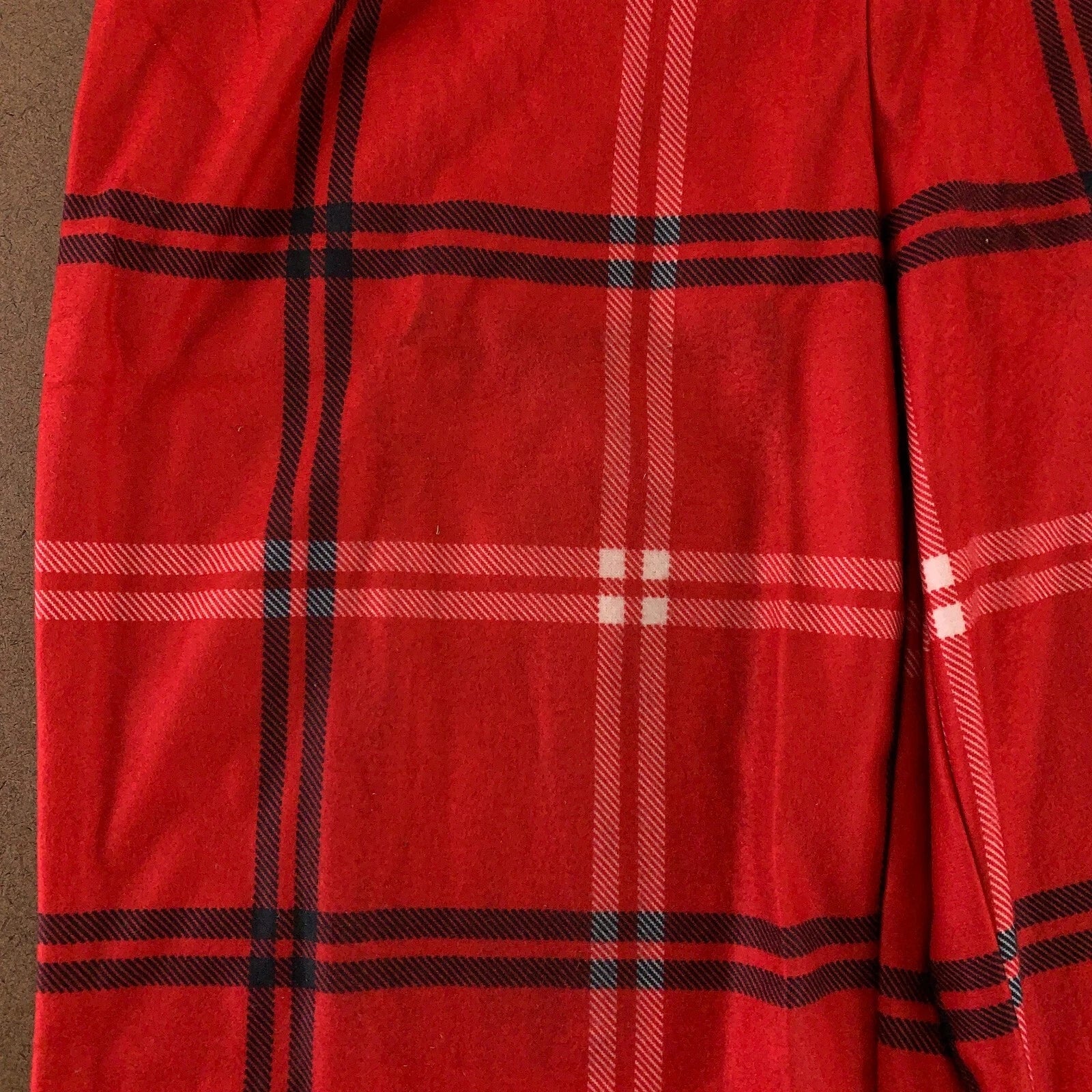Wondershop Kids Medium (8) Red Plaid Flannel 2 Piece Pajama Set New *Flaw