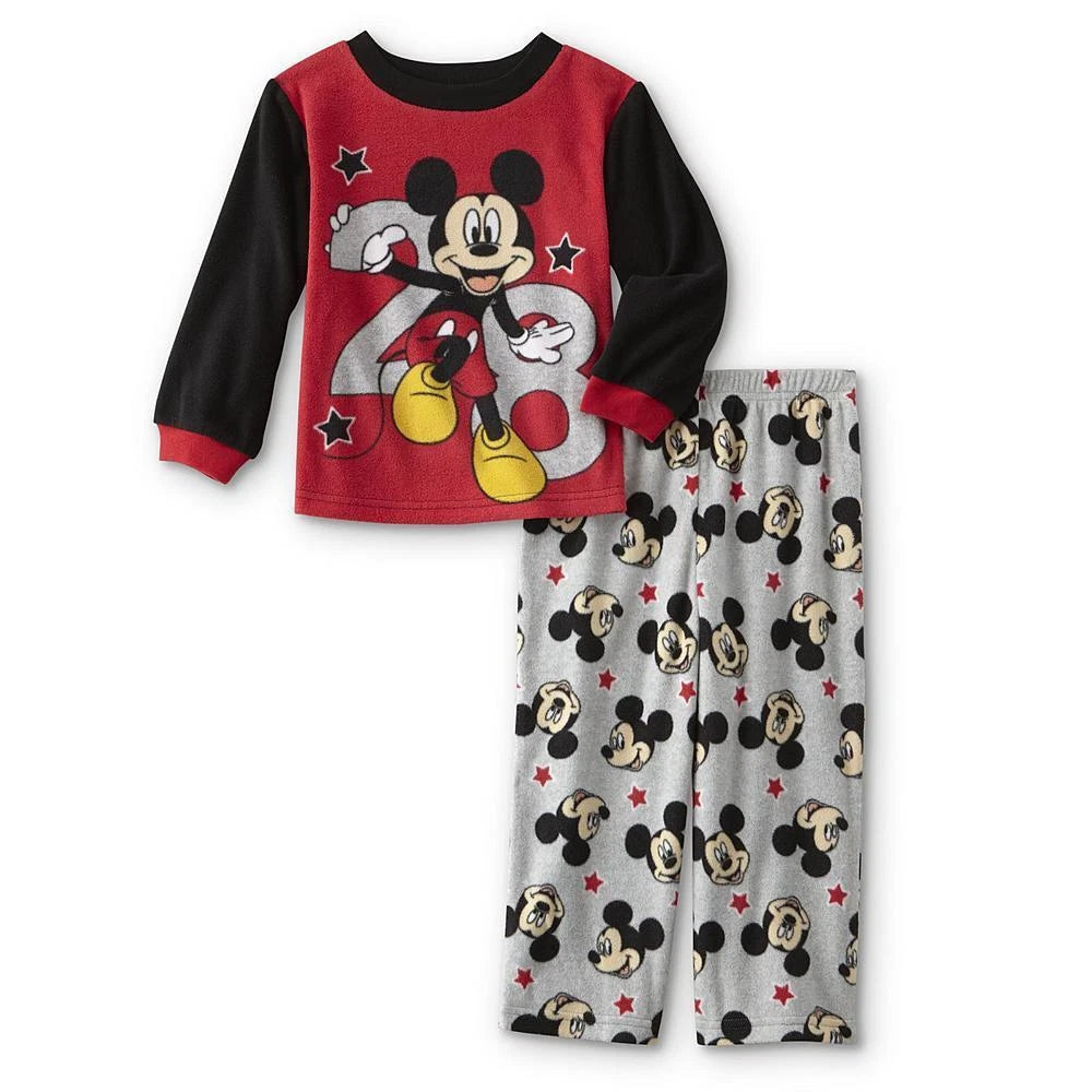 NEW TODDLER KIDS BOYS MICKEY MOUSE ROADSTER RACERS 2 PIECE PAJAMA SET 2T