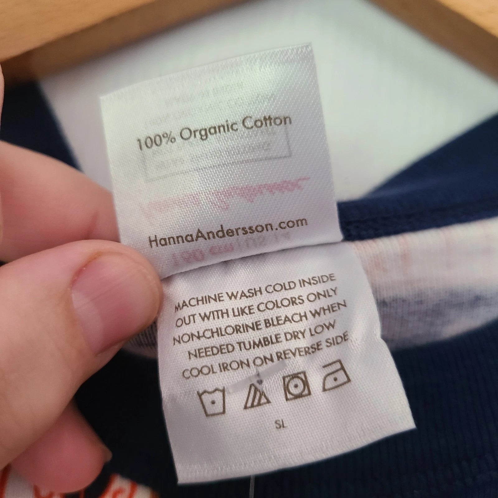 Hanna Andersson Christmas Gingerbread Organic Cotton Long John Pajamas Kids 14