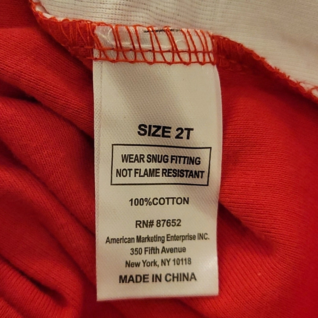 Marvel Superheroes Pajama Set, Red, Sz 2T, NWT