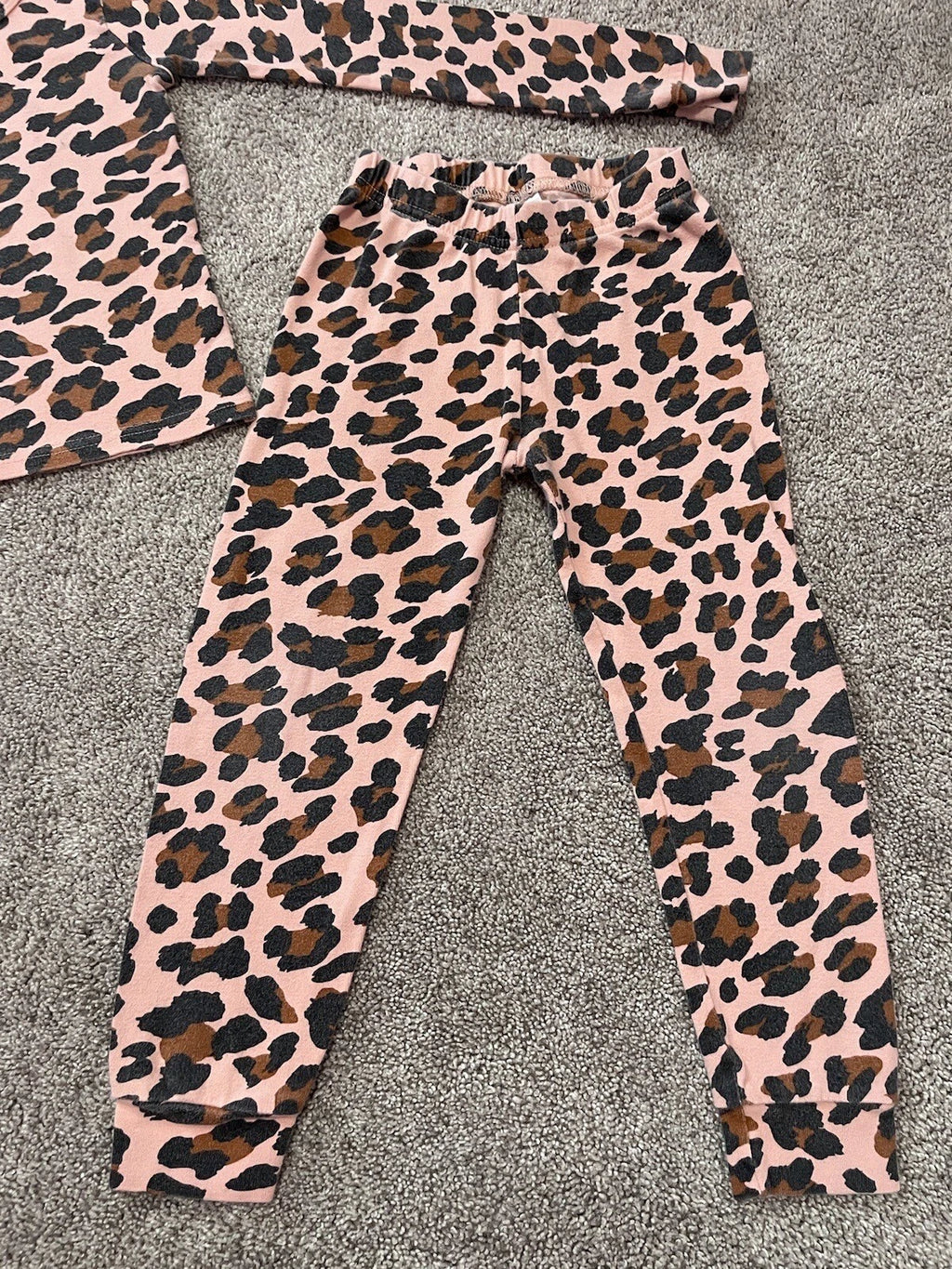 Children’s Place Girls Long Sleeve Animal Print Pajama Set Size 4
