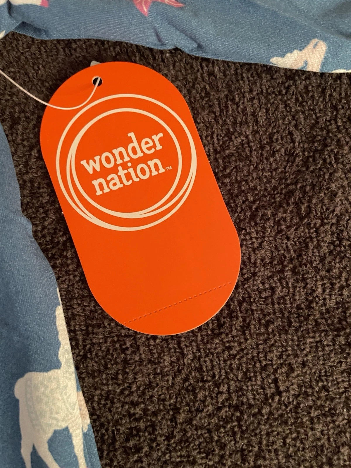 NWT Wonder Nation Girls 2T Llama Pajama Set Long Sleeve Flame Resistant