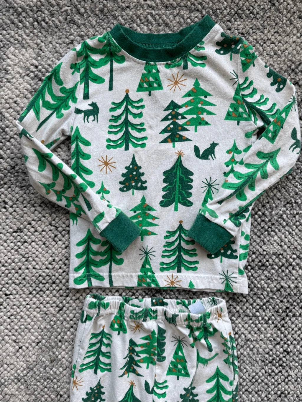 Nordstrom 18-24 Months Baby Christmas Holiday Pajama Set