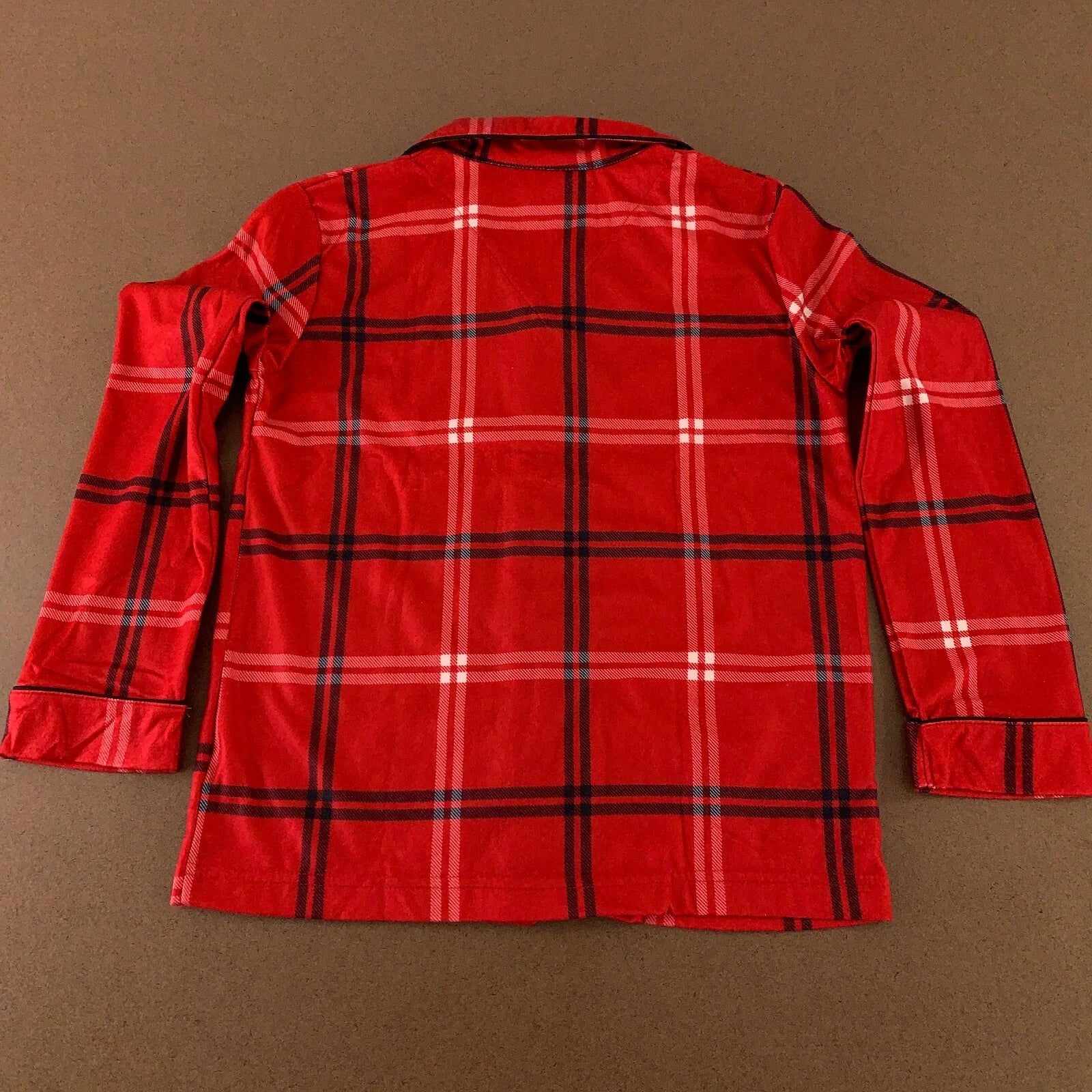 Wondershop Kids Medium (8) Red Plaid Flannel 2 Piece Pajama Set New *Flaw