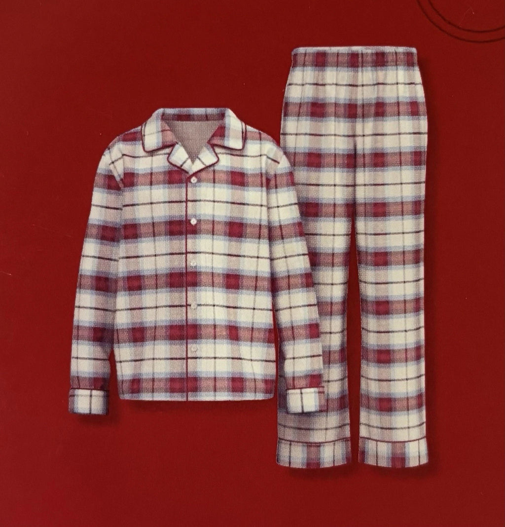 Wondershop PJ Pajama Set size 2T - Red/White/Plaid/Shirt/Pants - NEW
