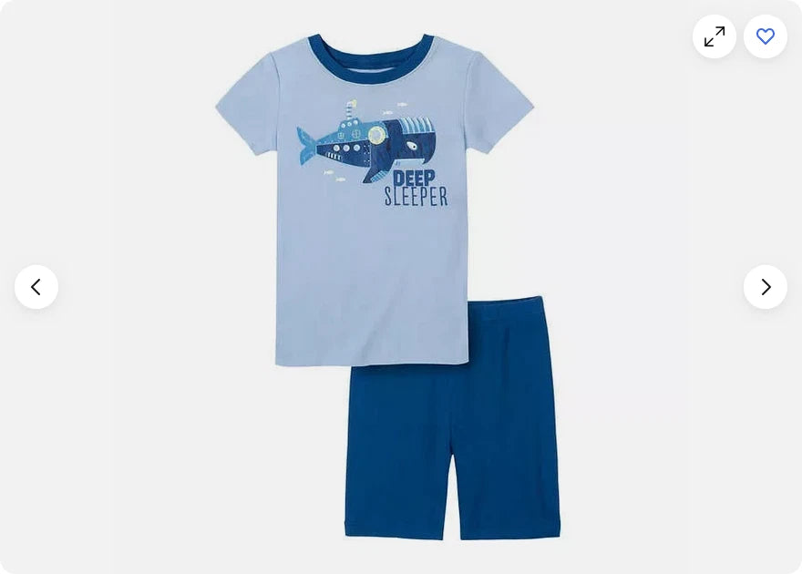 Kids Headquarters BOYS 4-piece DEEP SLEEPER Cotton Pajama Set(BLUE TONAL 3T)NWT