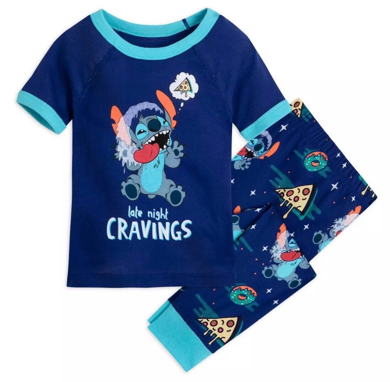 ^ DISNEY Store PAJAMA SET for KIDS - PJ PALS - STITCH - Size 3 - NWT