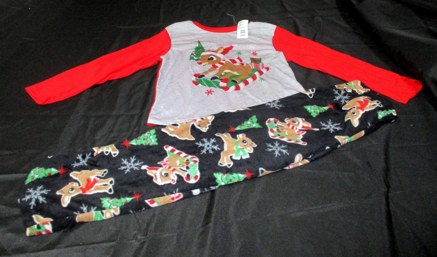 Rudolph Kids Christmas Pajama Set -Rudolph Size 8