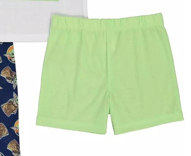 Baby YODA Pajamas Boys size 5T NEW Shirt Pants Shorts Pajama Set The Mandalorian