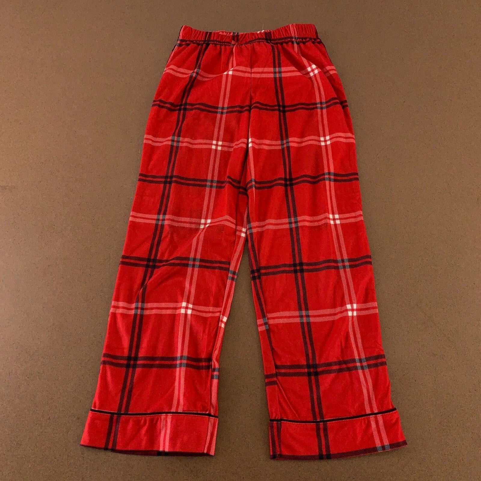 Wondershop Kids Medium (8) Red Plaid Flannel 2 Piece Pajama Set New *Flaw