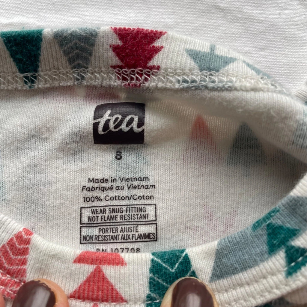 Tea Collection Kids Winter Woodland Pajama Set Size 8