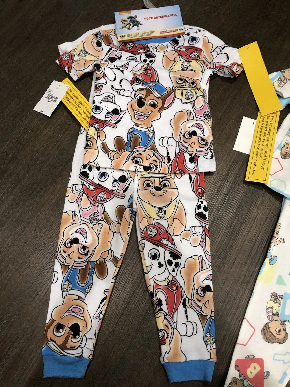 Toddler Boys 2T Pajamas Sets NEW With Tags Paw Patrol And Cocomelon