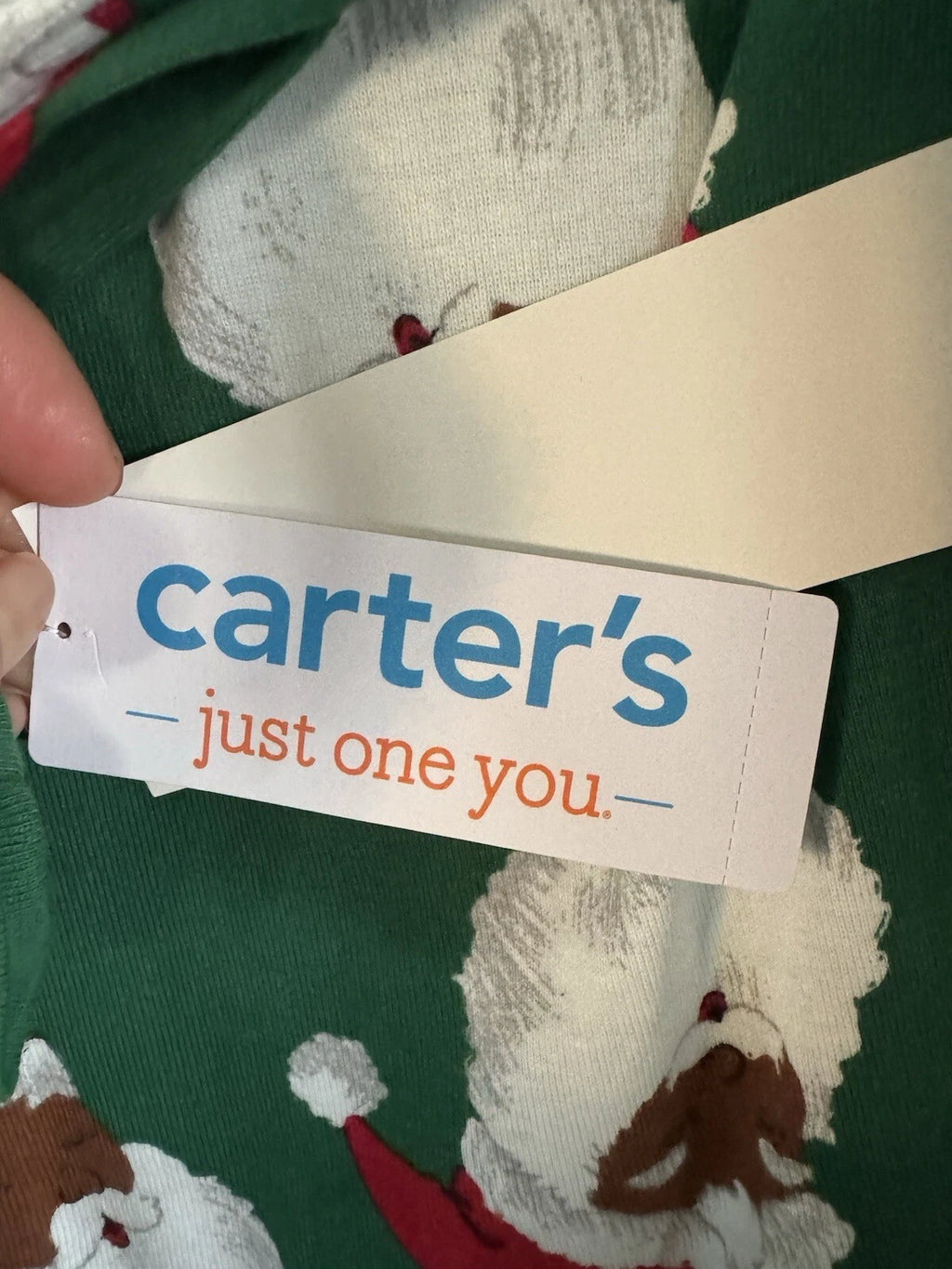 Carter's Just One You Boys' 4pc Pajama Set - Red/Green size 10