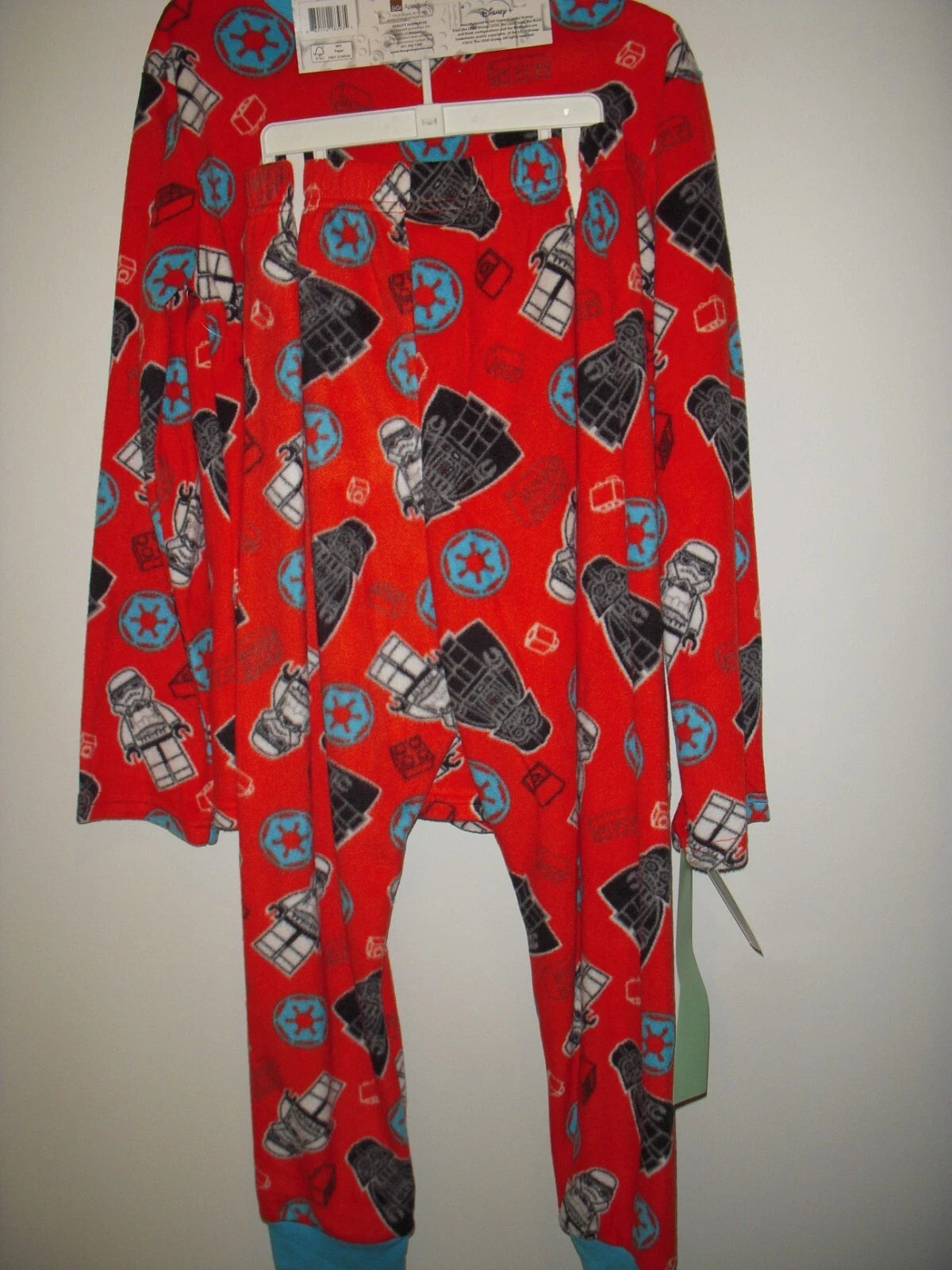 Kid's LEGO Star Wars 2Pc + Lego Toy Flame Resistant Poly. Pajama Set - S (6/7)