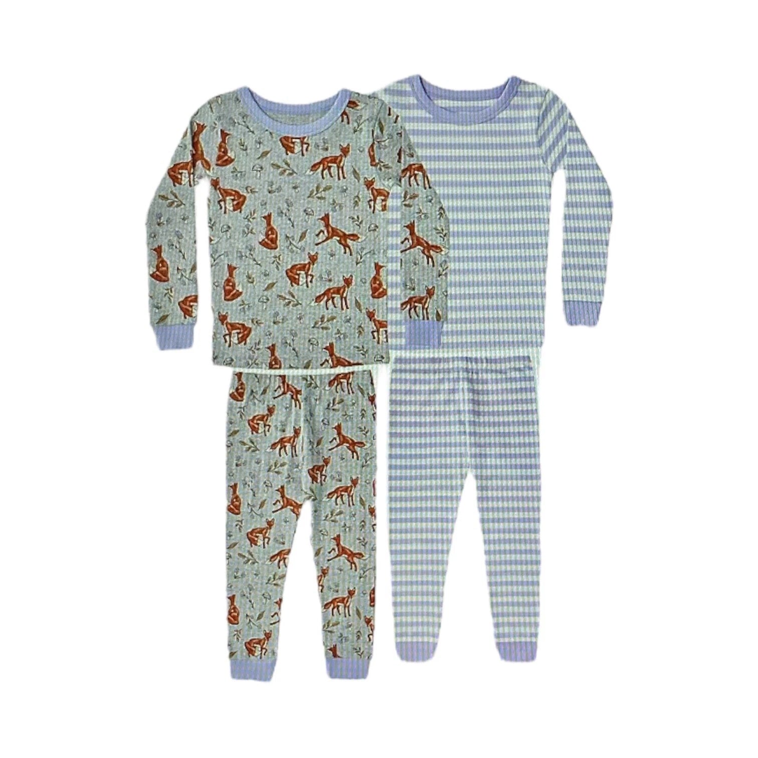 NWT Member's Mark Infant Girl's Favorite 4 Piece Favorite Pajamas Fox Size 4T