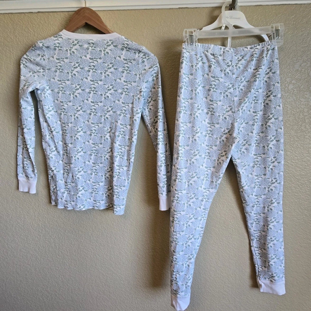 Girls Roller Rabit Floral  Pajama Set Size 14, Snug Fitting, EUC