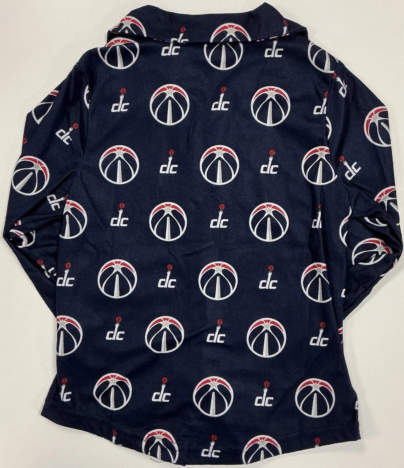 NBA Ultra Game Kids Washington Wizards 2-Piece Fleece PJ Set, Navy, Size 8