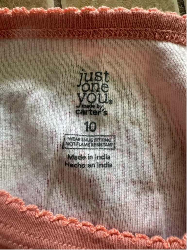 Girls Just One You by Carter's Pajama Set Size 10 Pink