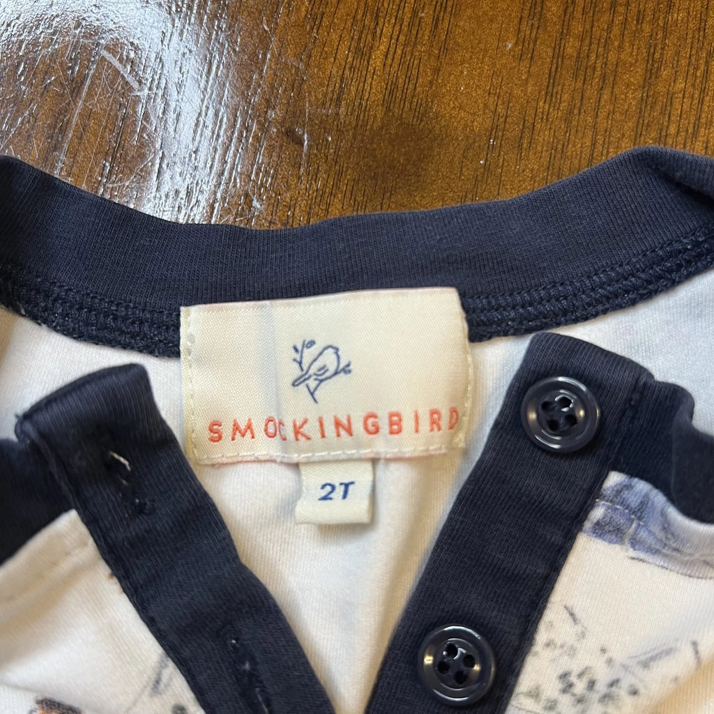 Smoky Camping Themed Pajamas Set - Kids Size 2T