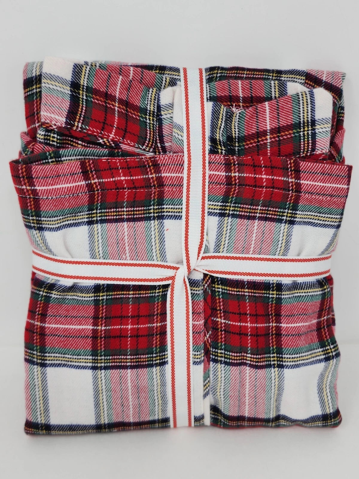 Pottery Barn Kids Toddler 3T Morgan Plaid Flannel Pajamas Holiday Christmas
