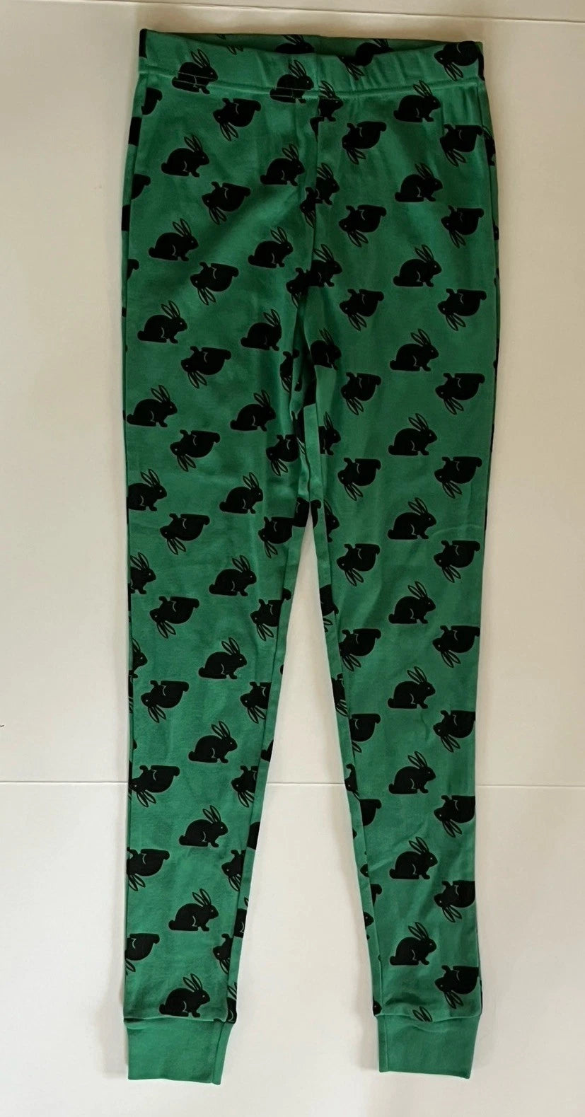 Leveret Unisex Kids Two Piece Cotton PJ’s Pajamas 10 Years Bunny Easter Green