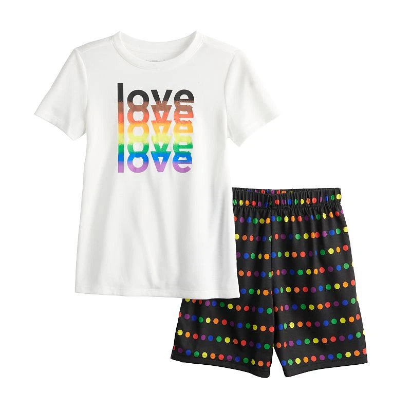 Jammies For Your Families Love Pajama Set - Girl's Size 5-6  NEW $32