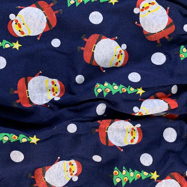 Shelry Kids Size 6 Snug Fit Blue Holiday Printed 2 Piece Pajama Jogger Set New