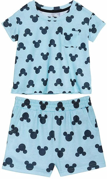 Disney Kids 2-Pc Pajama Shorts Set sz 5 Gift Quality Flame Resistant Sleepwear