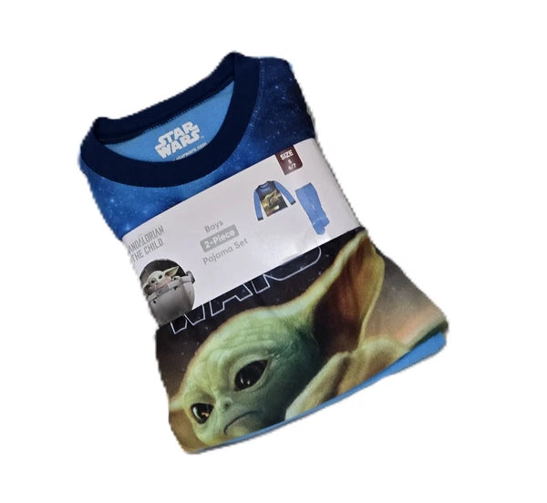 Star Wars Mandalorian The Child Boys Pajama Set 2 Piece - Size Small 6-7