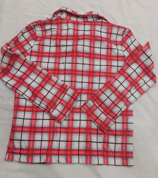 Wondershop Girl's Small Red Stripped 2 Peice Pajamas Set