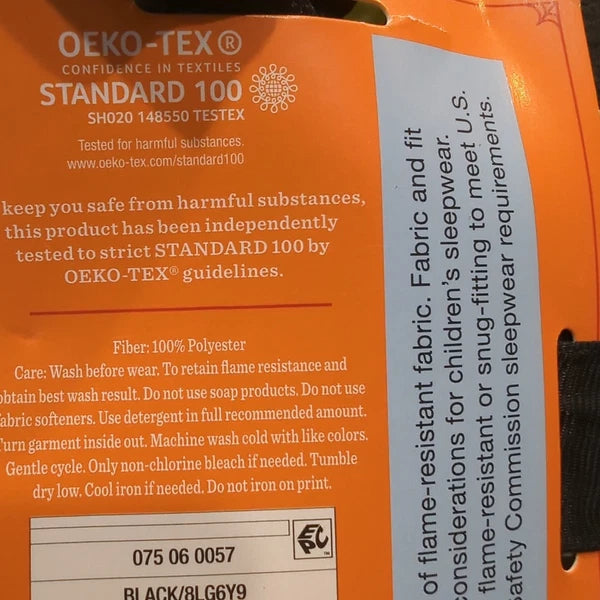 Hyde & Eek Toddler 12 months Glow In The Dark Skeleton 1-Piece Pajama Set 🎃👻