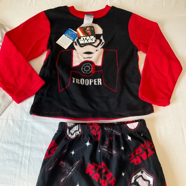 Star Wars Pajama Sets Kids Size 8 Multicolor Long Sleeve 2 Pair