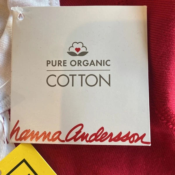 Hanna Anderson Santa Claus Unisex Pajama Set, 18-24mth 100% Organic Cotton, NWT