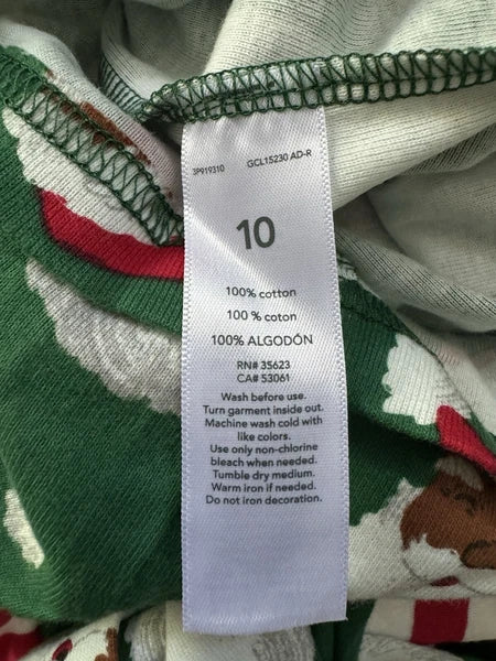 Carter's Just One You Boys' 4pc Pajama Set - Red/Green size 10