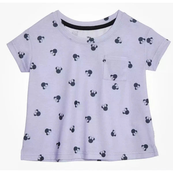 Disney Girl’s Pajamas Sleepwear Purple 2 Piece Set Size 4T NWT