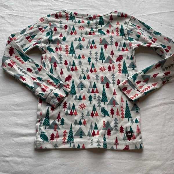Tea Collection Kids Winter Woodland Pajama Set Size 8