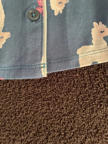 NWT Wonder Nation Girls 2T Llama Pajama Set Long Sleeve Flame Resistant