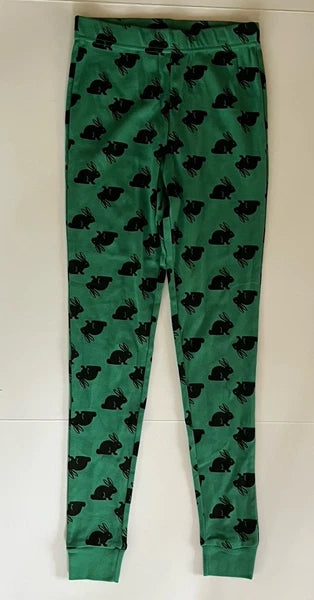 Leveret Unisex Kids Two Piece Cotton PJ’s Pajamas 10 Years Bunny Easter Green
