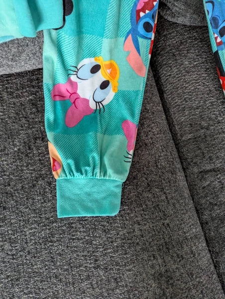 Girls 100 Anniversary Disney Pajama Set Size (8) Medium