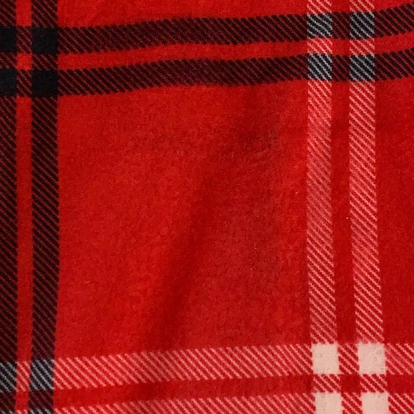 Wondershop Kids Medium (8) Red Plaid Flannel 2 Piece Pajama Set New *Flaw
