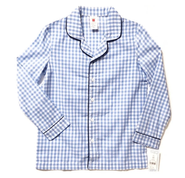 Kids Unisex Plaid Pajama Set. Size 8. NWT.