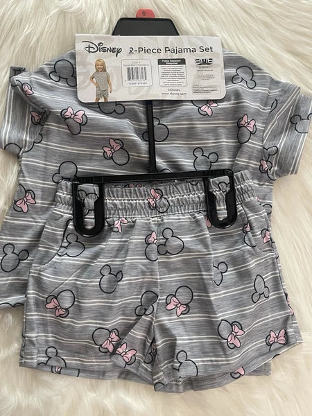 Disney Minnie Kids  Girls Pajama Set 2 pieces Size 6  New