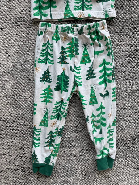 Nordstrom 18-24 Months Baby Christmas Holiday Pajama Set
