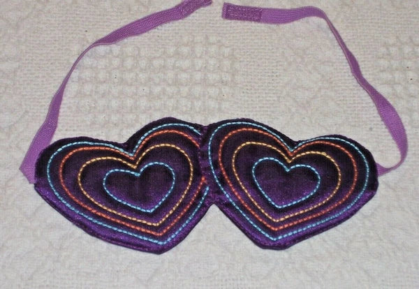 (S138)-Sonoma Intimates-2 Pc Pajama Set-Size Girls Junior M & Purple Sleep Mask