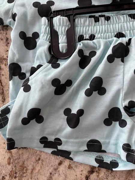 Disney Mickey  Girls Pajama Set  2  Piece Set  Size  6 ~ New